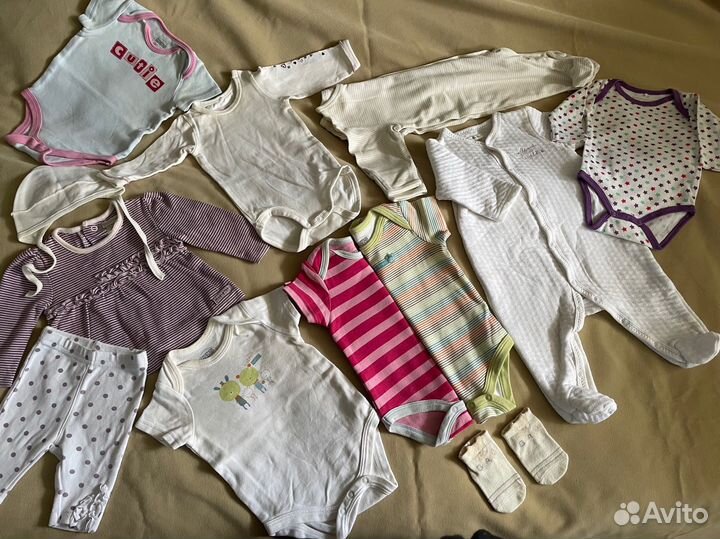 Детские вещи для новорожденных на девочку пакетом
