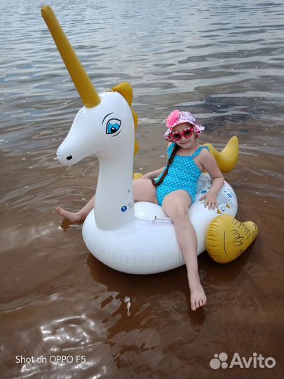 Надувной круг единорог