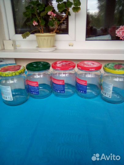 Банки стеклянные 0.7 и 0.5 литра