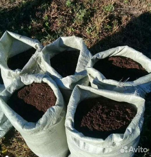 Навоз перегной в мешках