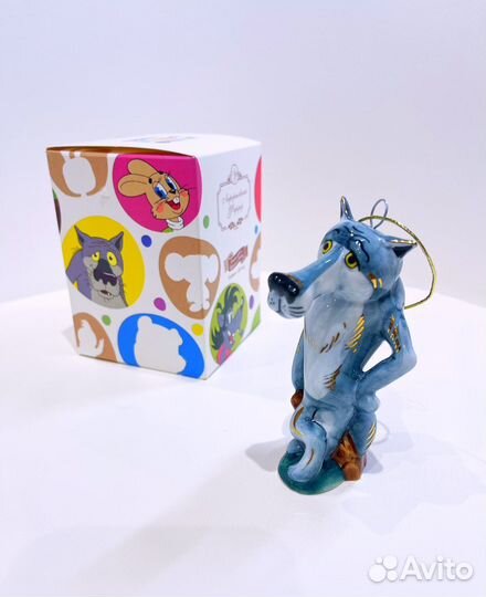 Новая елочная игрушка, волк Щас спою