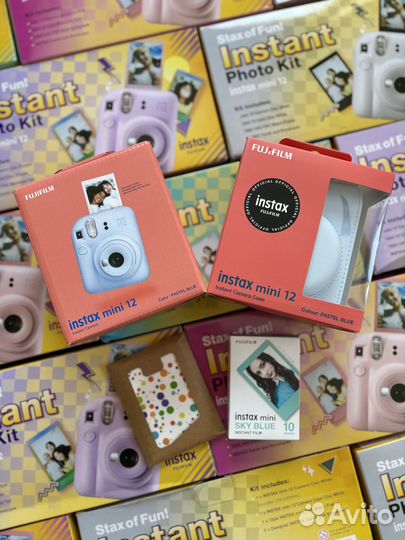 Оригинальные наборы instax mini 12 (новинка 2024)