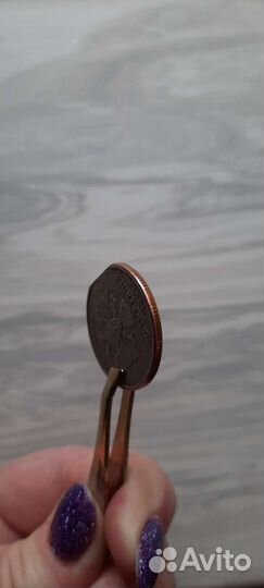 Монета 5 брак