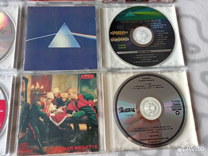 Metallica Pink Floyd Queen Accept и др