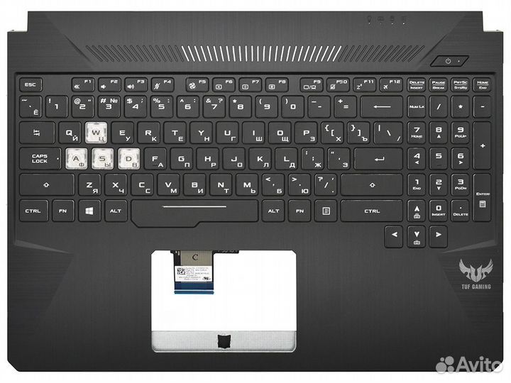 Клавиатура для ноутбука Asus FX505 + топкейс