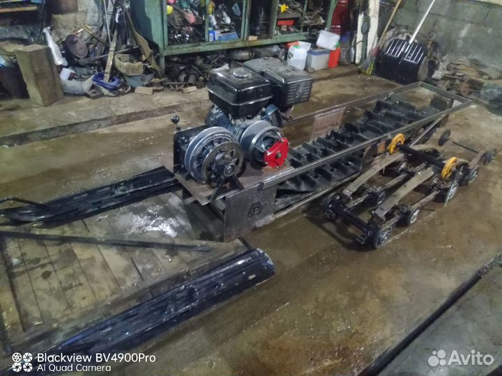 Самодельный снегоход