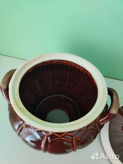 Горшочек керамический,супница