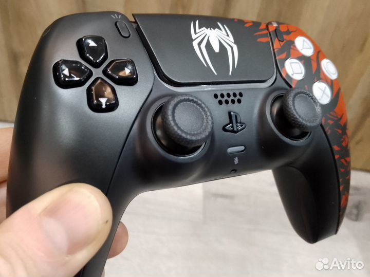 Копия Dualsense (Dualshock 4) Spider-man PS4 и пк