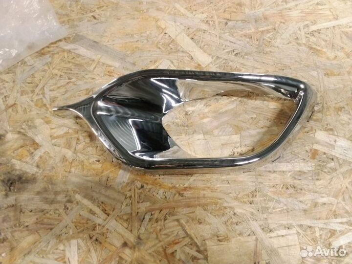 Оправа птф renault logan 14-18 RH хром