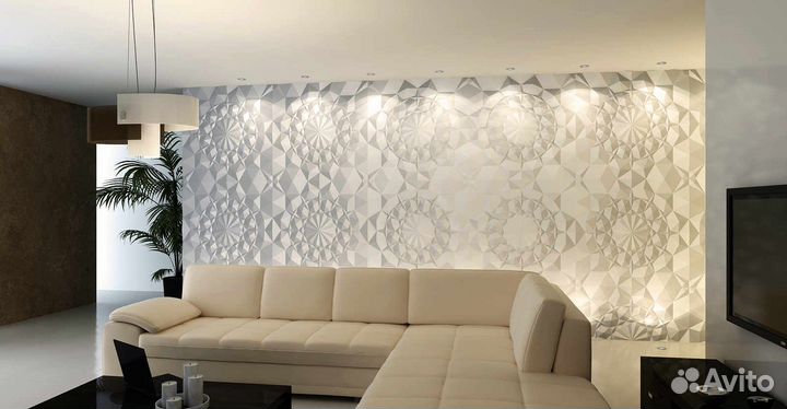 Гипсовая 3D панель 