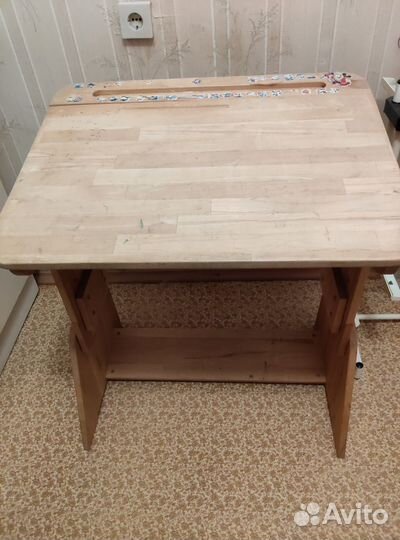 Растущая парта и стул бук