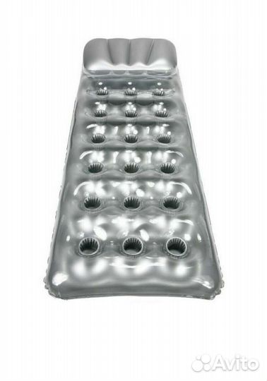 Надувной матрас для плавания с подголовником