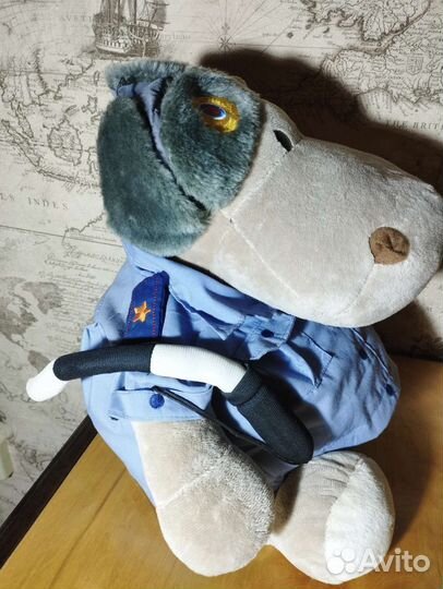 Мягкая игрушка бегемот