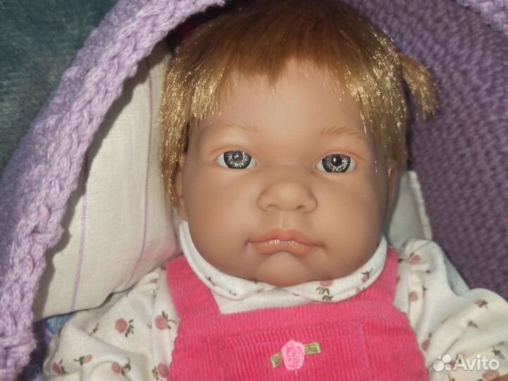 Кукла Реборн Antonio Juan+ люлька