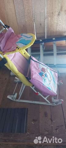 Детские санки коляска бу