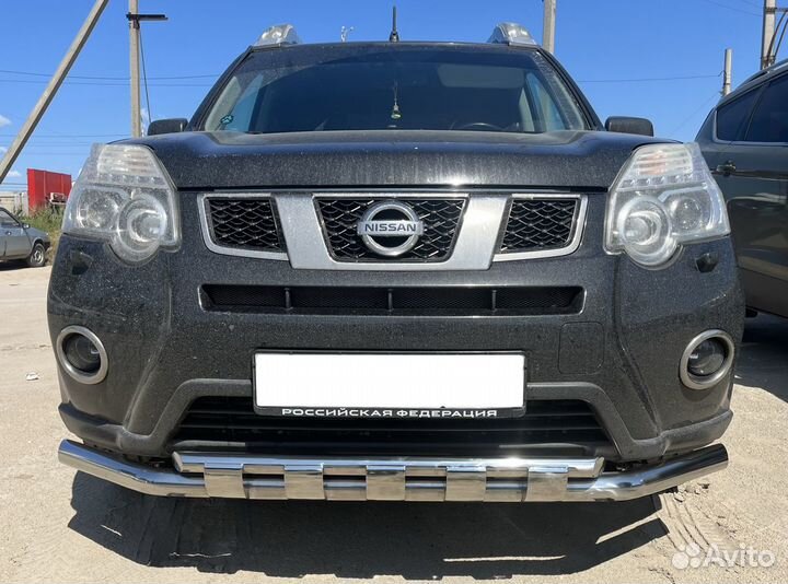 Защита передняя Nissan X-Trail 2010+ перемычки