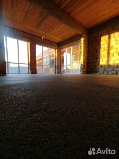 Полусухая стяжка пола за 1 день