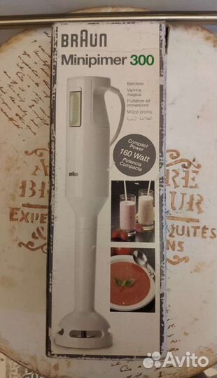 Блендер braun minipimer mr300
