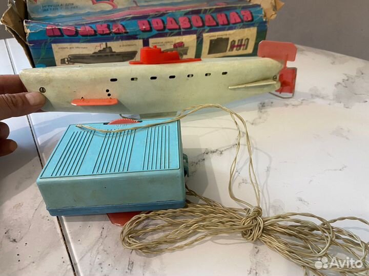 Игрушка «Подводная лодка» СССР, Комплект