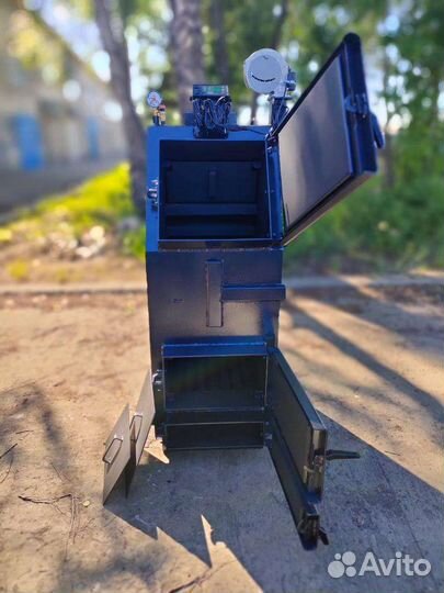 Твердотопливный котел длительного горения