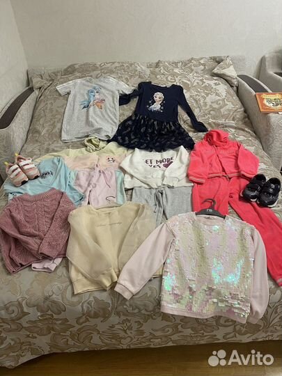 Вещи пакетом на девочку 128
