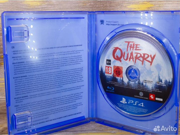 Диск для PS4 The Quarry (Б/У)