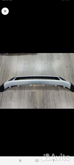 Накладка переднего бампера mitsubishi outlander 3