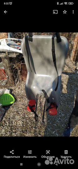 Детское велокресло на раму