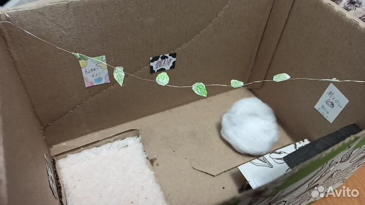 Домик для кукол мини самодельный