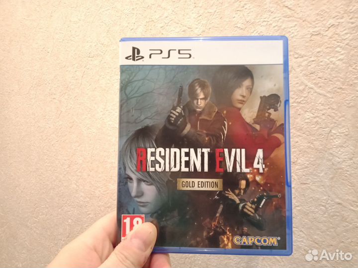 Resident evil 4 remake gold edition ps5 диск