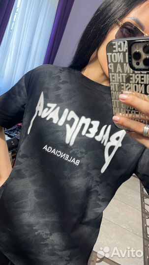 Футболка balenciaga oversize