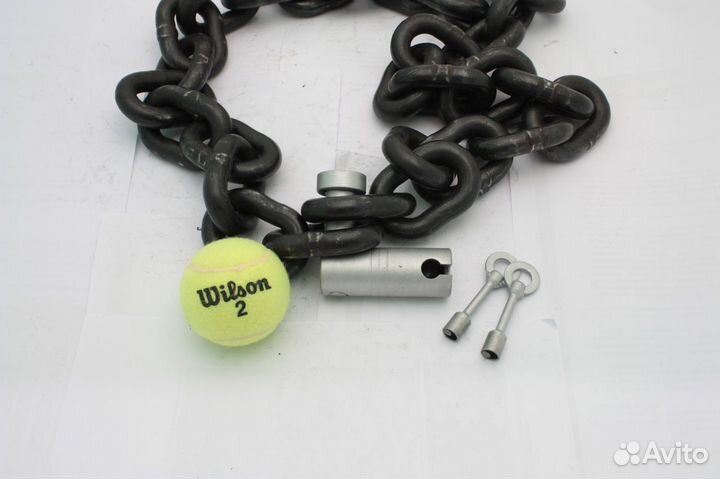 Комплект от угона 16 мм. цепь 1,5 метра + замок