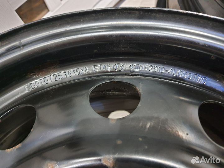 Оригинальные диски Kia Rio, Hyundai Solaris