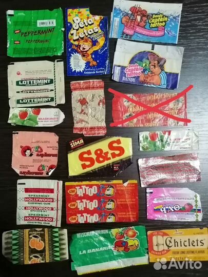 Вкладыши от жевачек СССР
