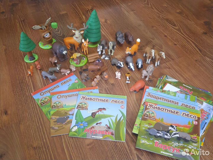 Deagostini животные леса