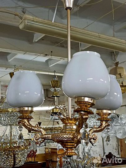 Старинная винтажная люстра, СССР