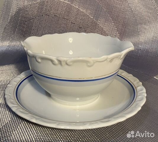 Соусник, бульонница фарфор сервиза Kahla 1937-56