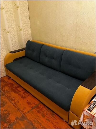 Перетяжка дивана из велюра