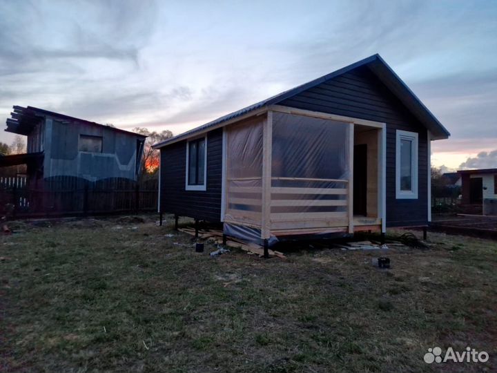 Бытовки дачный дом 8х6м Утеплённо вариант