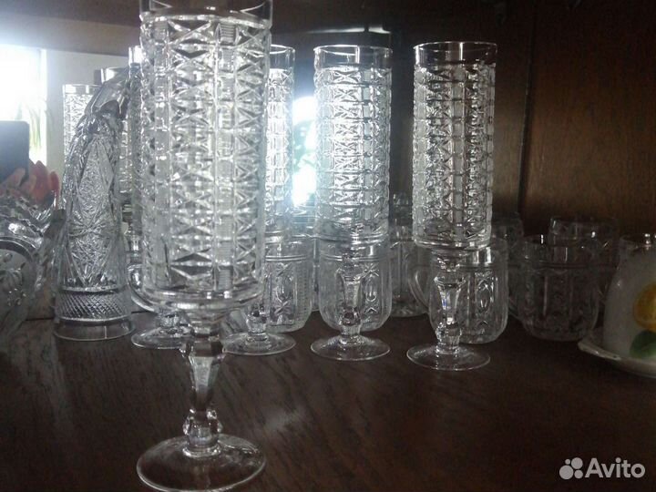 Хрустальные бокалы для шампанского