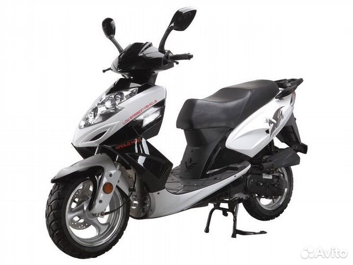 Скутер racer RC150T-15 stells sport белый