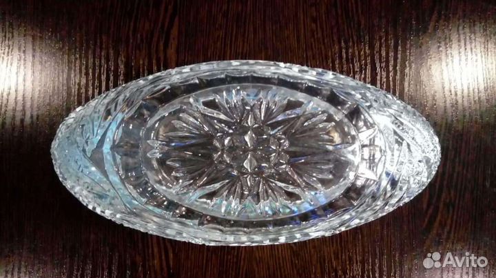 Хрустальный салатник 