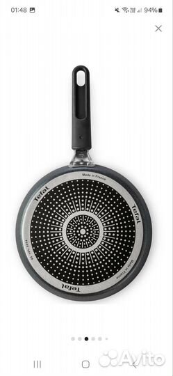 Сковорода блинная tefal 22см бу