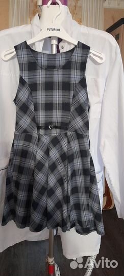 Школьная форма для девочки 122 128 синяя