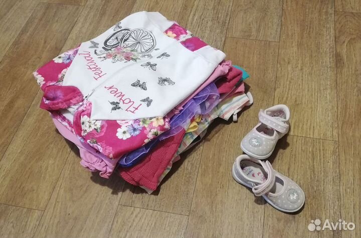 Одежда пакетом для девочки 86-92см
