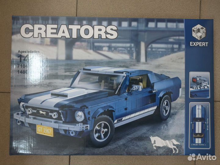 Конструктор аналог лего техник Ford Mustang GT500