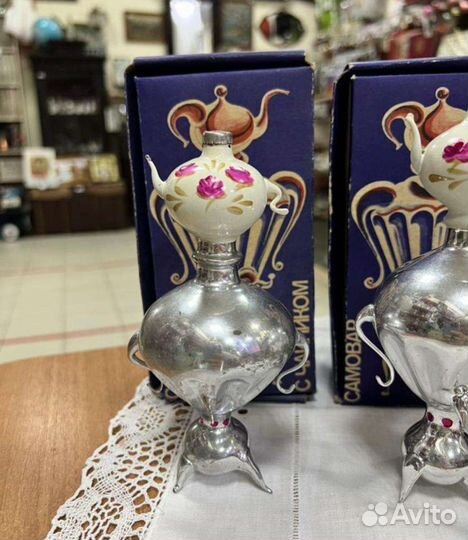 Ёлочная игрушка 1976 г. Самовар