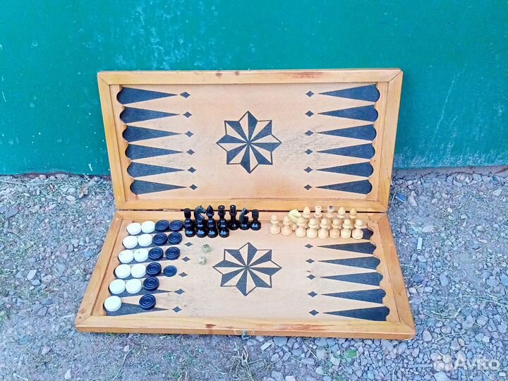 Нарды, шахматы, шашки не комплект