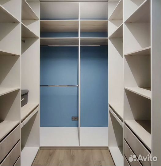 Гардеробная на заказ эксклюзивная