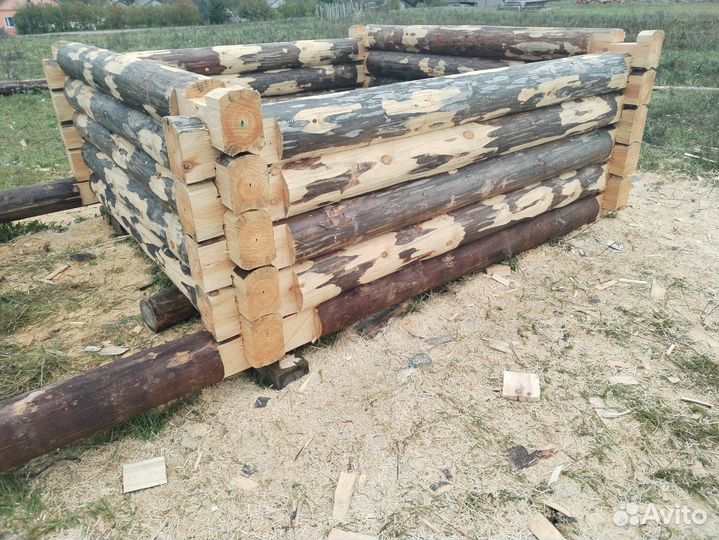 Сруб бани 3х3